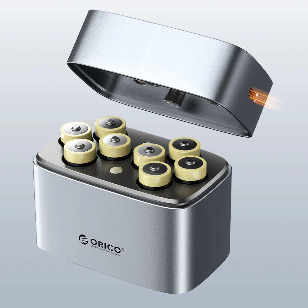 Зарядно за батерии Orico EV8, AA, Сиво