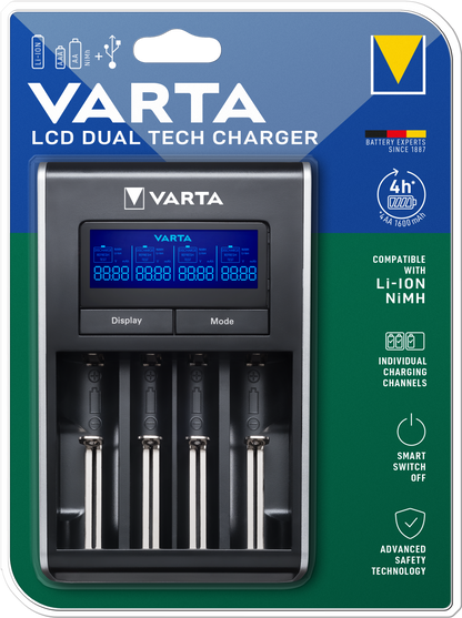 Varta Battery Charger, AA / AAA, Black