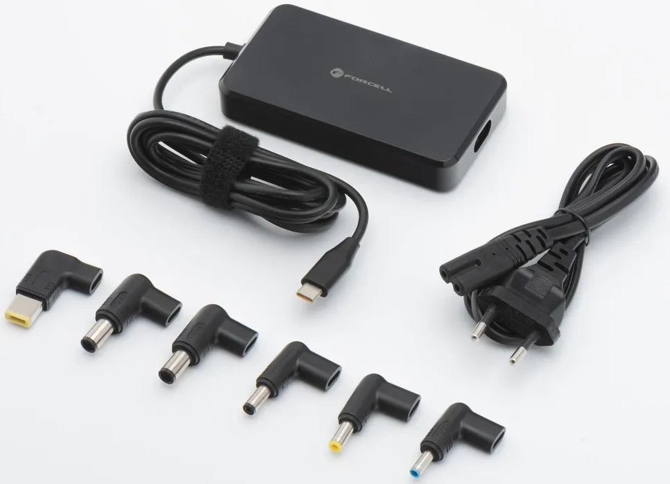 Зарядно устройство Forcell F-Energy E856, 65W, Черно