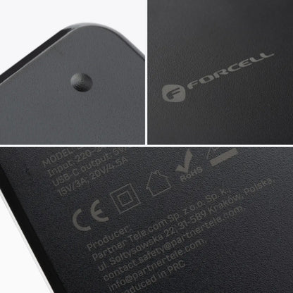 Зарядно устройство Forcell F-Energy E856, 65W, Черно