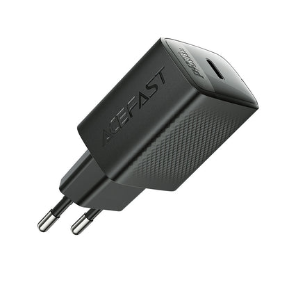 Зарядно устройство за мрежа Acefast A104, 25W, 3A, 1 x USB-C, Черно
