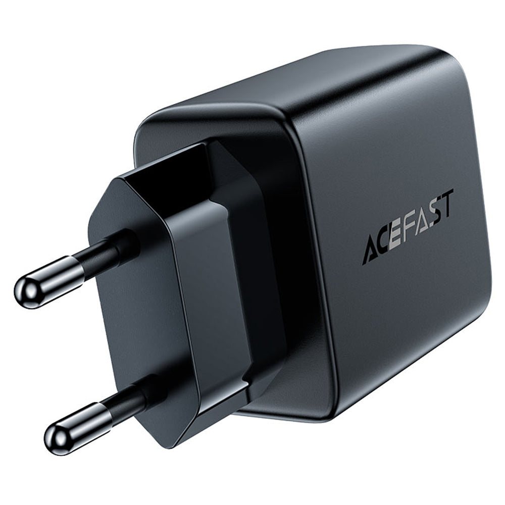 Мрежов зарядно Acefast A33, 18W, 3A, 2 x USB-A, Черно