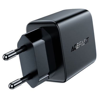 Мрежов зарядно Acefast A33, 18W, 3A, 2 x USB-A, Черно