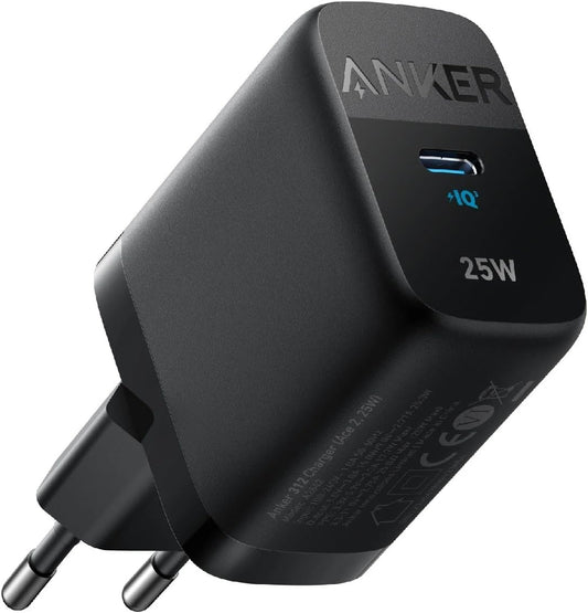 Зарядно устройство Anker 312 Ace, 25W, 1 x USB-C, Черно A2642G11