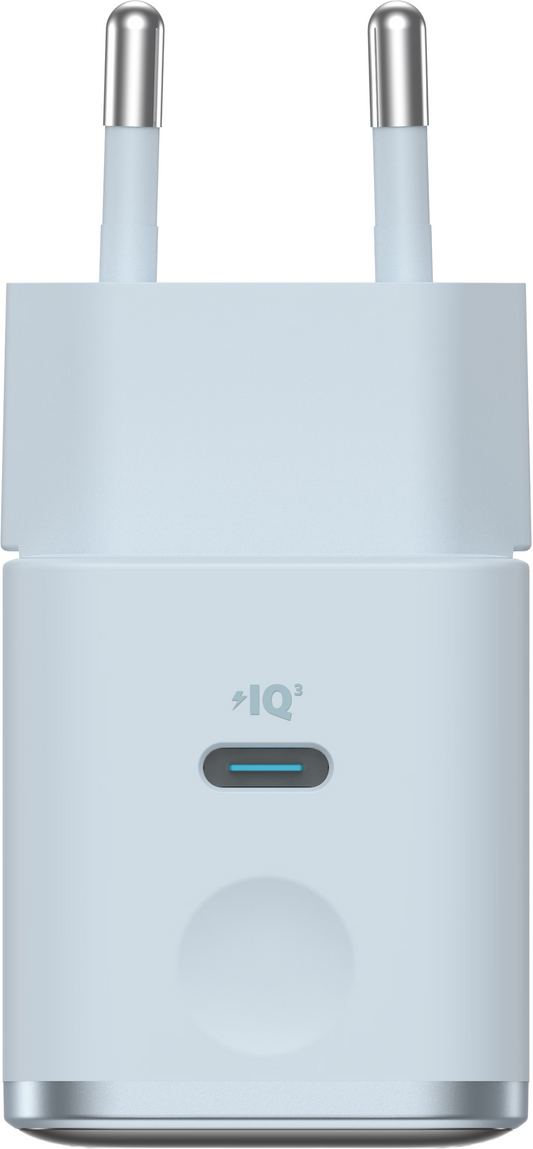 Зарядно устройство Anker Nano Display, 45W, 3A, 1 x USB-C, Синьо A121DG31