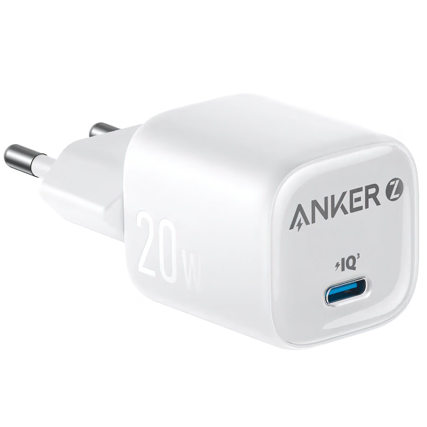 Зарядно устройство за мрежа Anker Zolo, 20W, 3A, 1 x USB-C, Бяло A2699G21