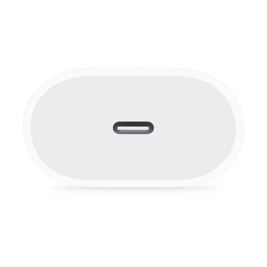 Зарядно устройство за мрежа Apple, 20W, 3A, 1 x USB-C, Бяло MD3J4ZM/A