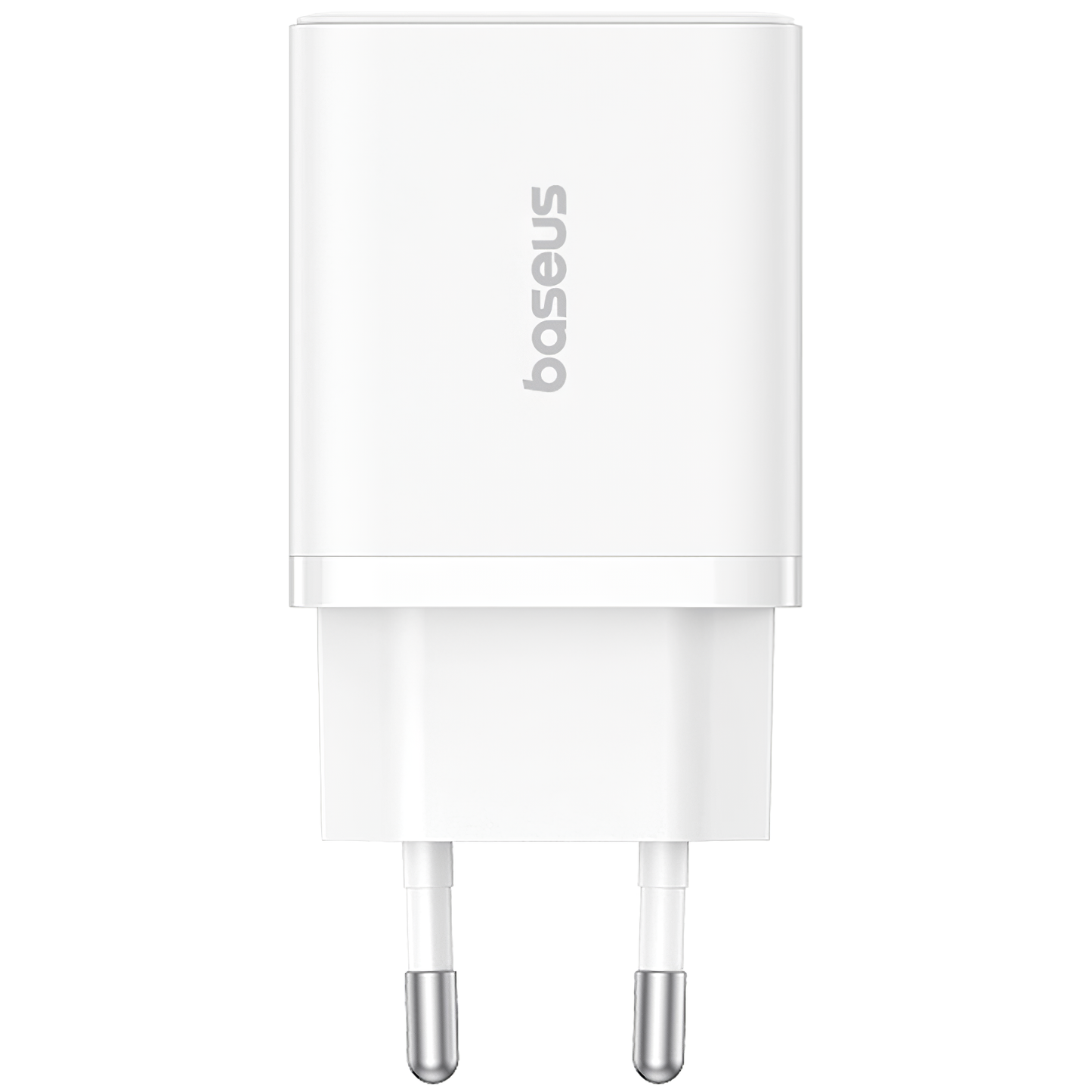 Зарядно устройство за мрежа Baseus Cube, 20W, 3A, 1 x USB-A - 1 x USB-C, Бяло P10111403213-00