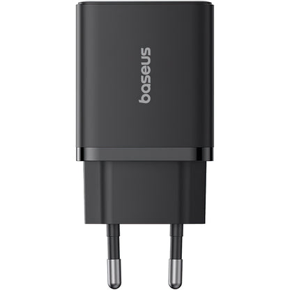 Мрежово зарядно Baseus Cube, 30W, 2.4A, 1 x USB-A - 1 x USB-C, черно P10111404113113-00 