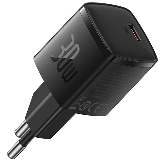 Зарядно за мрежа Baseus Cube Pro, 30W, 3A, 1 x USB-C, Черно CCXF000301
