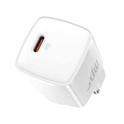 Зарядно устройство за мрежа Baseus Cube Pro, 30W, 3A, 1 x USB-C, Бяло CCXF000302