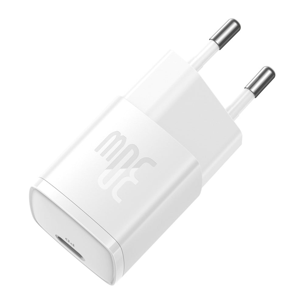 Зарядно устройство за мрежа Baseus Cube Pro, 30W, 3A, 1 x USB-C, Бяло CCXF000302
