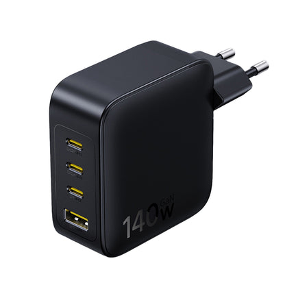 Зарядно устройство за мрежа Baseus EnerFill FH11, 140W, 5A, 1 x USB-A - 3 x USB-C, Черно E0121J00