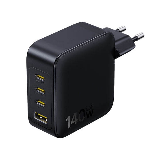 Зарядно устройство за мрежа Baseus EnerFill FH11, 140W, 5A, 1 x USB-A - 3 x USB-C, Черно E0121J00