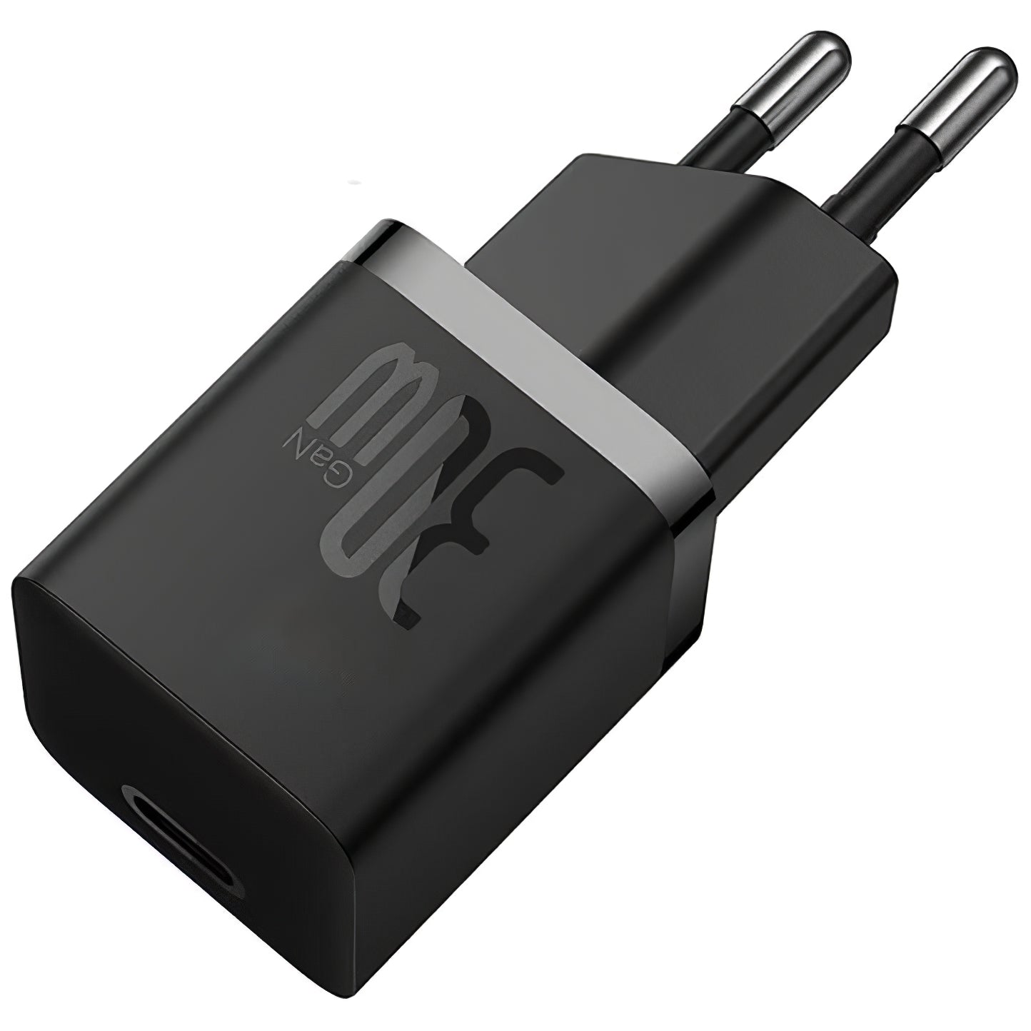 Мрежово зарядно устройство Baseus GaN GaN Mini 1C, 30W, 3A, 1 x USB-C, черно CCGN070401