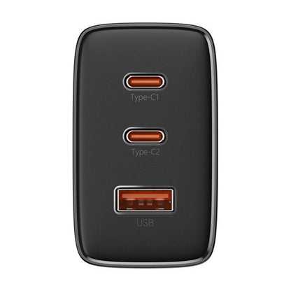Зарядно устройство за мрежа Baseus OS-Cube Pro, 65W, 3.25A, 1 x USB-A - 2 x USB-C, Черно P10152301113-00