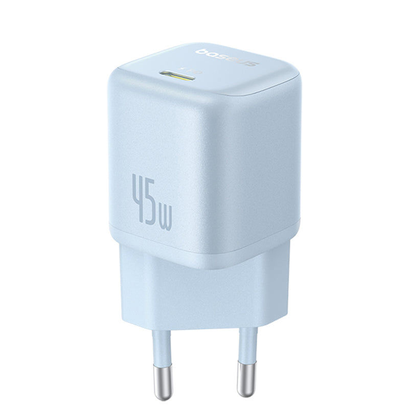 Зарядно за мрежа Baseus PicoGo, 45W, 3A, 1 x USB-C, Синьо P10176800313-00