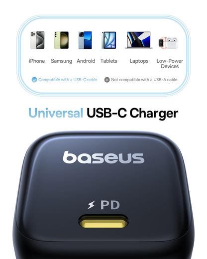 Зарядно за мрежа Baseus PicoGo, 45W, 3A, 1 x USB-C, Черно P10176800123-00