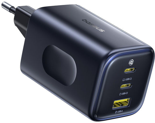 Зарядно устройство Baseus PicoGo AE11, 100W, 1 x USB-A - 2 x USB-C, Черно E0121400