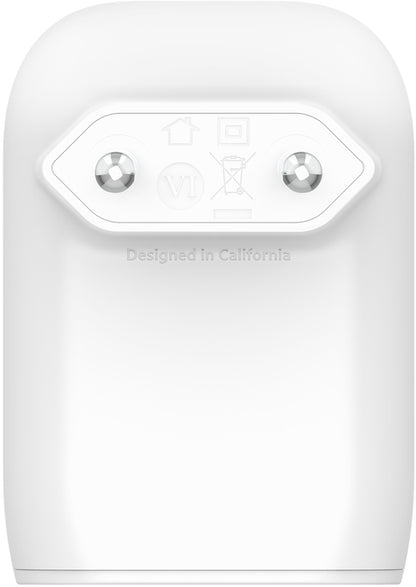 Мрежово зарядно Belkin BoostCharge Dual, 37W, 3A, 1 x USB-A - x USB-C, бяло WCB007vfWH
