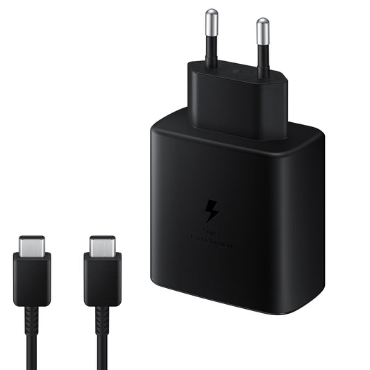 Samsung EP-TA845 + DA705BBE, 45W, 4.05A, 1 x USB-C, черен 