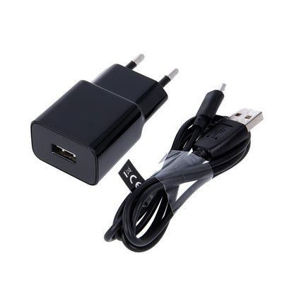 Зарядно за мрежа с microUSB кабел MaXlife MXTC-01, 10.5W, 2.1A, 1 x USB-A, Черно