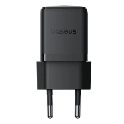 Зарядно за мрежа с USB-C кабел Baseus Palm, 20W, 3A, 1 x USB-C, Черно P10111602113-01