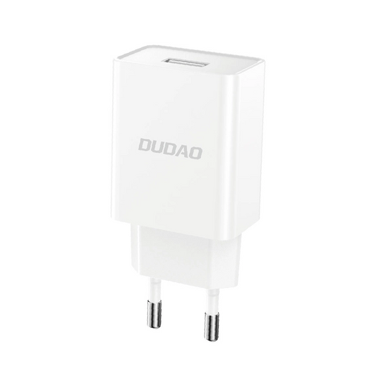 Мрежов зарядно с кабел USB-C Dudao A4EU, 10W, 2.1A, 1 x USB-A, Бяло