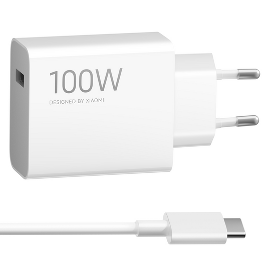 Зарядно устройство с мрежов кабел USB-C Xiaomi MY-19-ER, 100W, 6.1A, 1 x USB-A, бяло BHR095VEU