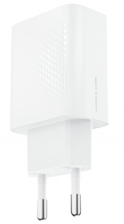 Зарядно за мрежа с кабел USB-C XO Design L162, 30W, 3A, 1 x USB-C, Бяло