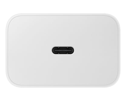 Мрежово зарядно устройство с USB-C кабел Samsung, 45W, 4.05A, 1 x USB-C, Бяло EP-T4511XWEGEU