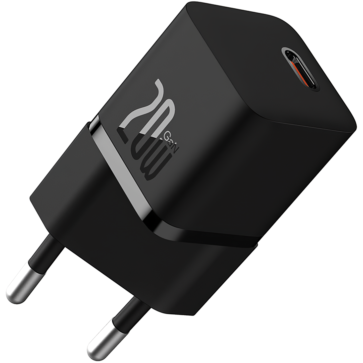 Baseus GaN5 USB-C кабел Мрежово зарядно устройство GaN5, 20W, 3A, 1 x USB-C, черно P10110900113-00 