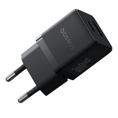 Зарядно за мрежа с USB-C кабел Baseus Palm, 30W, 3A, 1 x USB-C, Черно P10111605113-01