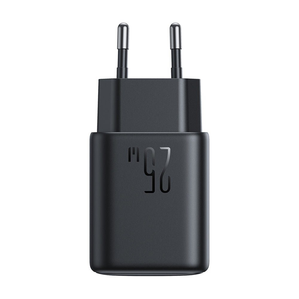 Зарядно за мрежа с USB-C кабел Joyroom JR-TCF23, 25W, 3A, 1 x USB-C, Черно