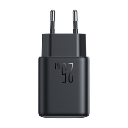 Зарядно за мрежа с USB-C кабел Joyroom JR-TCF23, 25W, 3A, 1 x USB-C, Черно