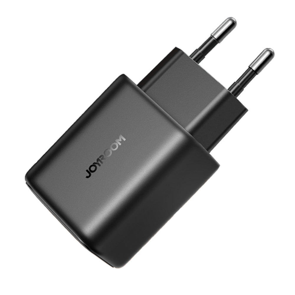 Зарядно за мрежа с USB-C кабел Joyroom JR-TCF23, 25W, 3A, 1 x USB-C, Черно