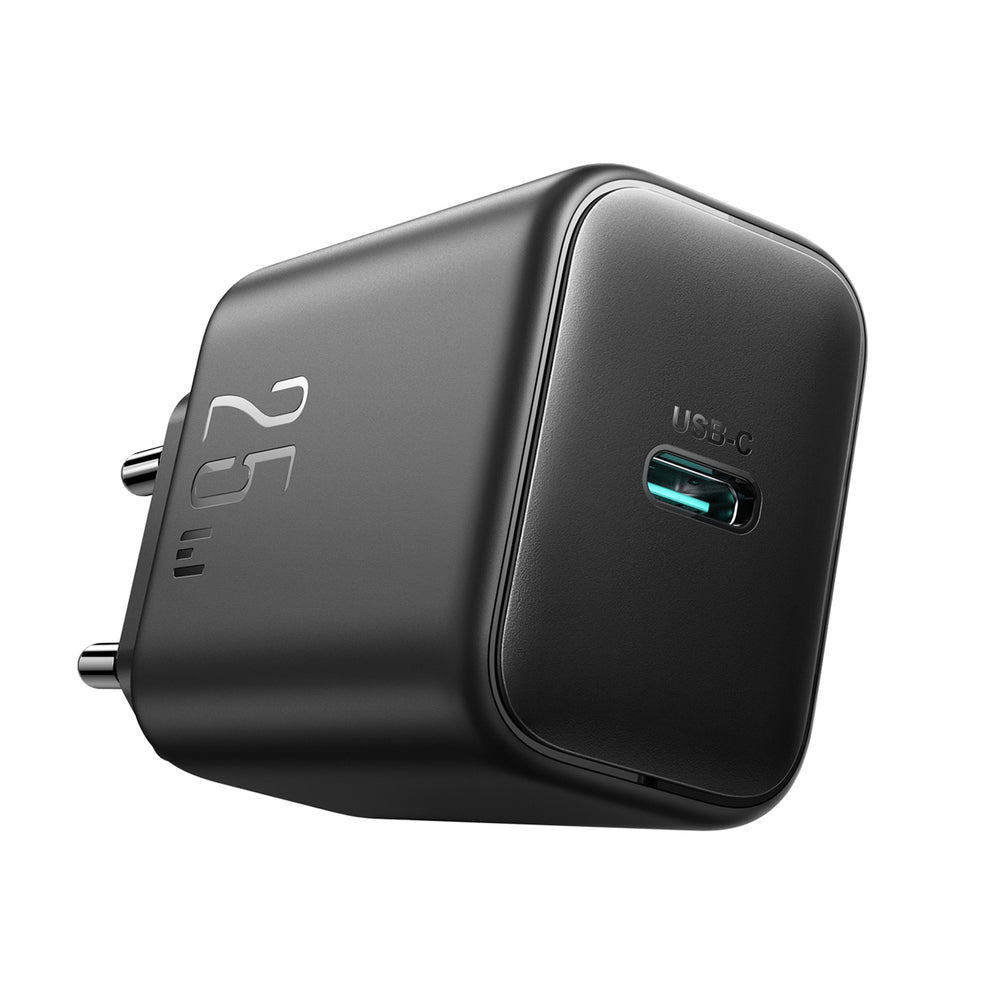 Зарядно за мрежа с USB-C кабел Joyroom JR-TCF23, 25W, 3A, 1 x USB-C, Черно