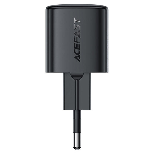 Зарядно за мрежа с USB-C кабел Acefast A118, 30W, 3A, 1 x USB-C, Черно