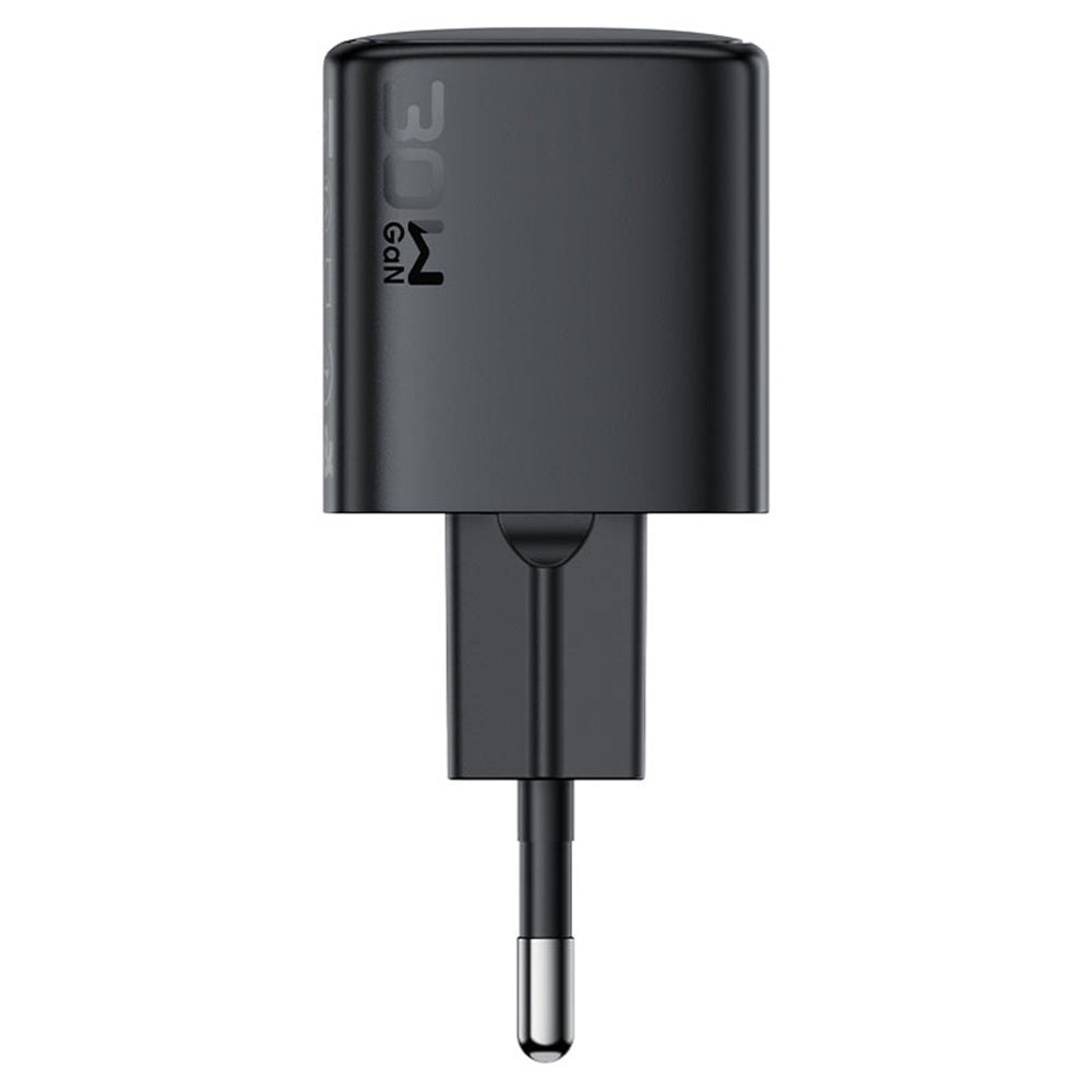 Зарядно за мрежа с USB-C кабел Acefast A118, 30W, 3A, 1 x USB-C, Черно