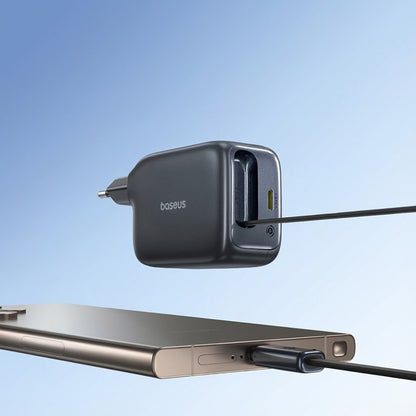 Baseus EnerCore CJ11 Network Charger with USB-C Cable, 45W, 3A, 1 x USB-C, Black Z0004800