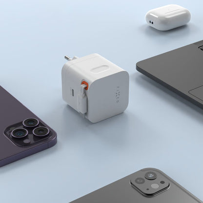 Зарядно за мрежа с кабел USB-C Fixed, 65W, 3.25A, 1 x USB-C, Черно