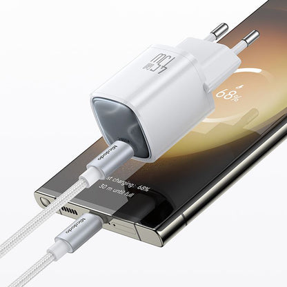 Зарядно устройство с мрежов кабел USB-C Mcdodo Nano CH-4433, 45W, 3A, 1 x USB-C, Черно