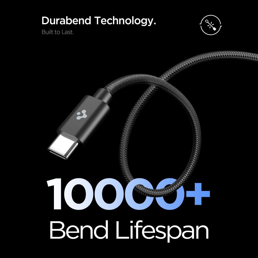 Мрежово зарядно устройство с USB-C кабел Spigen EE451EU Essential, 45W, 3A, 1 x USB-C, Черно ACH09474