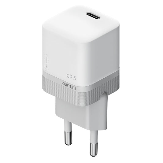 Зарядно устройство Cuktech, 40W, 3A, 1 x USB-C, бяло CKAC301SEUWH