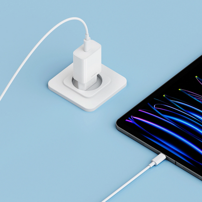 Зарядно устройство Cuktech HA716C, 20W, 3A, 1 x USB-C, бяло