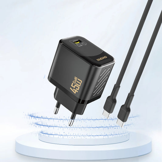 Зарядно за мрежа Dudao A28, 45W, 3A, 1 x USB-C, Черно