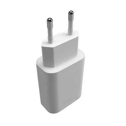 Зарядно устройство Fixed, 35W, 3A, 2 x USB-C, Бяло