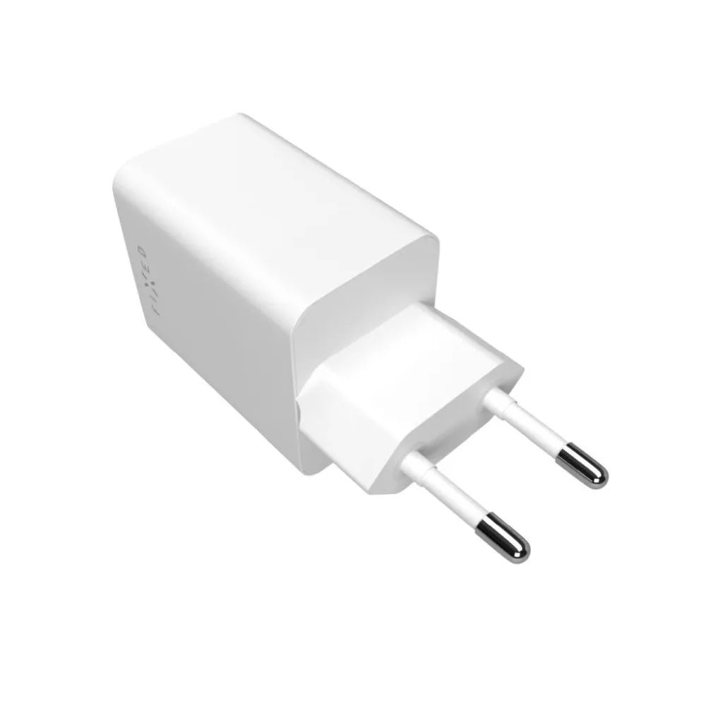 Fixed Mini Network Charger, 45W, 3A, 1 x USB-A - 1 x USB-C, White