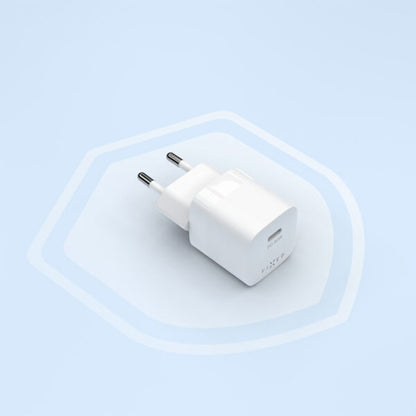Зарядно устройство Fixed Mini2, 30W, 3A, 1 x USB-C, Бяло