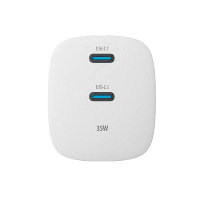 Forever TC-05-35CC Network Charger, 35W, 3A, 2 x USB-C, White